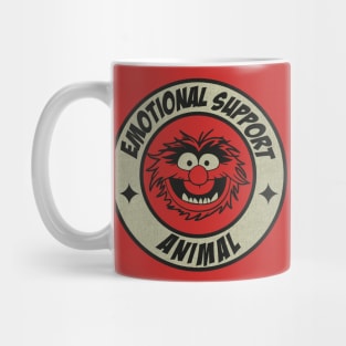 BLACK  MUPPTETS VINTAGE EMOTIONAL SUPPORT ANIMAL Mug